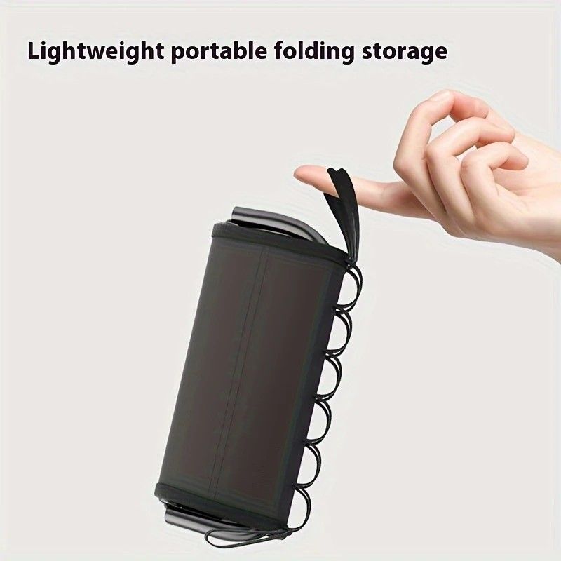 Folding Camping Stool with Hook 660g Lightweight Oxford Cloth Collapsible Seat for Fishing Picnic Hiking & Waiting(khaki)