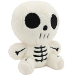 Halloween Cute Skeleton Plush Toy, Premium Polyester & PP Cotton Filling, Soft Squishy, Spooky Cute, Perfect for Gift & Décor!