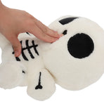 Halloween Cute Skeleton Plush Toy, Premium Polyester & PP Cotton Filling, Soft Squishy, Spooky Cute, Perfect for Gift & Décor!