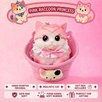 Cute Handmade Simulated Cat Stress Relief Squishy Toy/ (Large cat + accessories + cat bed + gift box)