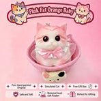 Cute Handmade Simulated Cat Stress Relief Squishy Toy/ (Large cat + accessories + cat bed + gift box)