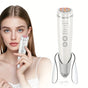 6-in-1 Beauty Device with Hot & Cold Therapy, Red/Blue Light, 3 Intensity Levels & Magnetic Dock. Deep cleansing & firming for daily skincare./WHITE