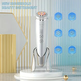 6-in-1 Beauty Device with Hot & Cold Therapy, Red/Blue Light, 3 Intensity Levels & Magnetic Dock. Deep cleansing & firming for daily skincare./WHITE - Extra Image