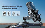 Shockproof Phone Mount, Compatible with Bicycles/Motorcycles/Scooters/ATVs, 720-Degree Rotation Anti-Shake, Fits 4.5-7 Inch Smartphones - Extra Image