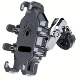 Shockproof Phone Mount, Compatible with Bicycles/Motorcycles/Scooters/ATVs, 720-Degree Rotation Anti-Shake, Fits 4.5-7 Inch Smartphones - Extra Image