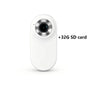 Thumb-Sized 1080P Portable Action Camera: Rotatable Back Clip / Multi-Accessory Expansion / 300mAh Battery, Hands-Free for Cycling, Hiking & Vlogs!(white)