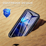 iPhone 16 Pro Max Waterproof Phone Case IP68 Drop Protection Snow Dust Resistant with Lanyard for Swimming Skiing Off Road Adventures(blue)