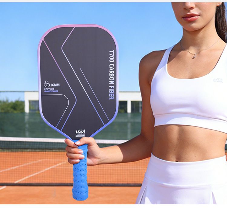 T700 Carbon Fiber Pickleball Paddle Set (2 Pack): 8.0oz Lightweight Widebody Design, Ideal for Beginners & Seniors（pink)