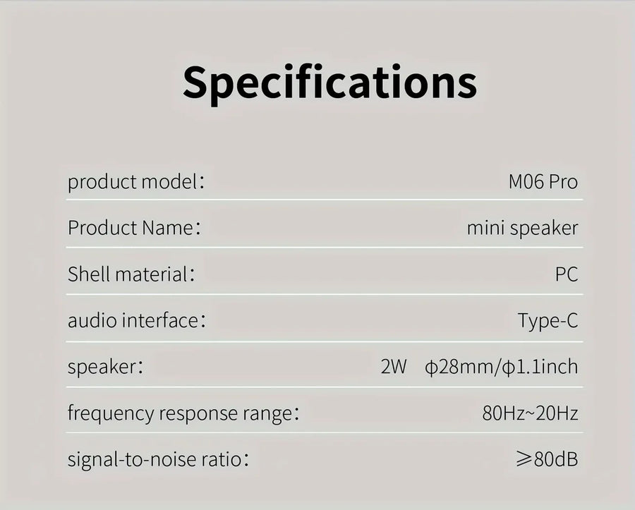Cyberpunk Mini Type-C Speaker & Microphone – Plug & Play, No Charging Needed, the Eye of Sound in Your Pocket.