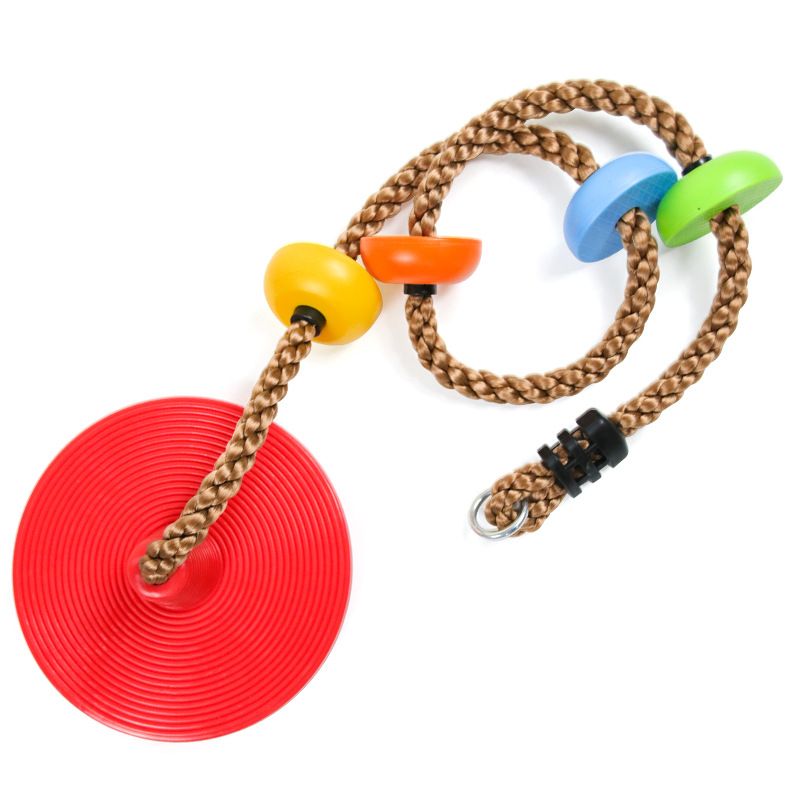 Tree Climbing Swing Rope – Hanging Tree Swing, PP/PE, Anti-Slip Discs, Outdoor Adventure Gift.(blue)
