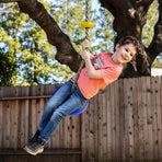 Tree Climbing Swing Rope – Hanging Tree Swing, PP/PE, Anti-Slip Discs, Outdoor Adventure Gift.(green)