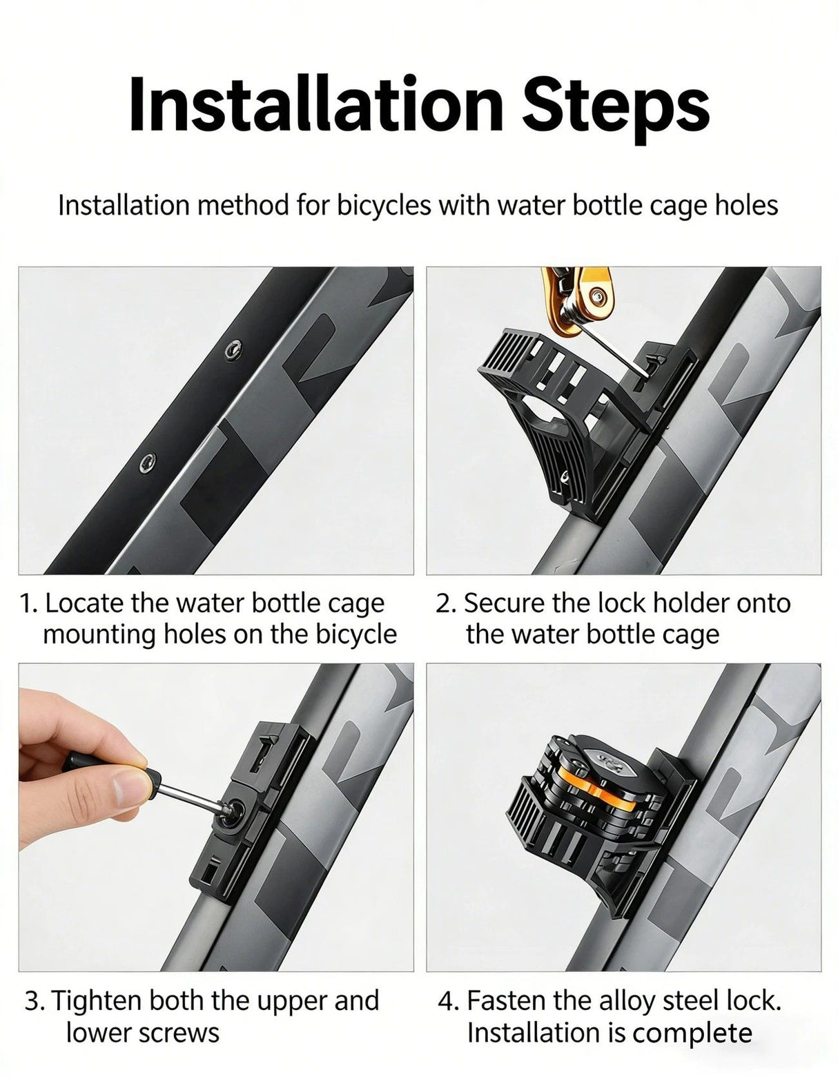 Best-selling Baota Folding Lock Alloy Steel Anti-Hydraulic Cutting 840mm Extended Chain Waterproof & Rustproof Portable Lock  Universal Anti-Theft Device for Bicycles, E-Bikes & Motorcycles