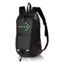 15L Backpack with USB Charging & Smart LED Turn Signals, Waterproof Cycling Commuter Daypack, Lightweight Nylon, Safety Reflective(black)