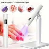 2-in-1 Nail Lamp: Handheld & Stand, 6-LED Fast Dry, Type-C Fast Charge, Smart Timer, Home/Travel DIY Nail Art Essential - Extra Image