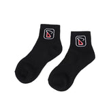 Breathable & moisture-wicking, antibacterial & odor-resistant — SMAIL DARING Bamboo Fiber Sports Socks 2-Pack (1 Pair White + 1 Pair Black) Size 40#-44# - Extra Image