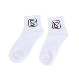 Breathable & moisture-wicking, antibacterial & odor-resistant — SMAIL DARING Bamboo Fiber Sports Socks 2-Pack (1 Pair White + 1 Pair Black) Size 40#-44#