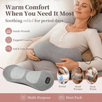 Graphene Heating Vibration Lumbar Massager, 3 in 1 Back Cushion, Lumbar Support + Massage & Heat Therapy, Deep Relaxation for a Warm Sleep