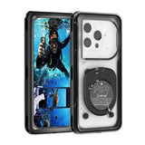 Newly Upgraded IPX8 Diving Phone Case, 15m Waterproof, 6.9-inch Universal, Surfing Swimming Underwater Photography, Shockproof and Scratch-Resistant.light blue - 45-Degree Angle