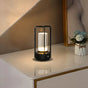 1pc Multifunctional Sparkling Crystal Table Lamp, Touch Rechargeable LED Light, Retro Cross Design, Portable & Energy-saving for Any Room - Ideal Gift(black)