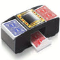 Automatic Card Shuffler, Transparent Plastic One-Touch Shuffling, Family Game & Poker Essential, Ages 14+