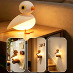 Lucky Bird Motion Sensor Night Light, PIR + Light Dual Control, 7m Range, Magnetic Wall Mount, 800mAh Rechargeable, Soft Warm White.(brown)