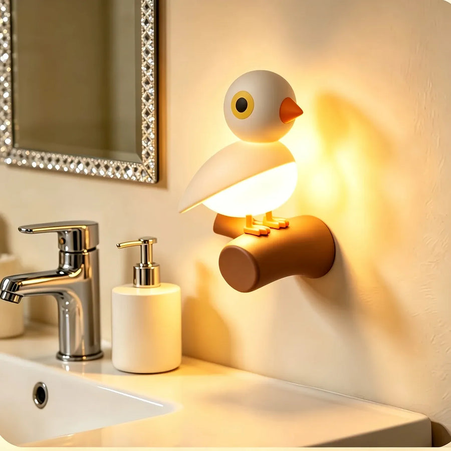 Lucky Bird Motion Sensor Night Light, PIR + Light Dual Control, 7m Range, Magnetic Wall Mount, 800mAh Rechargeable, Soft Warm White.(brown)
