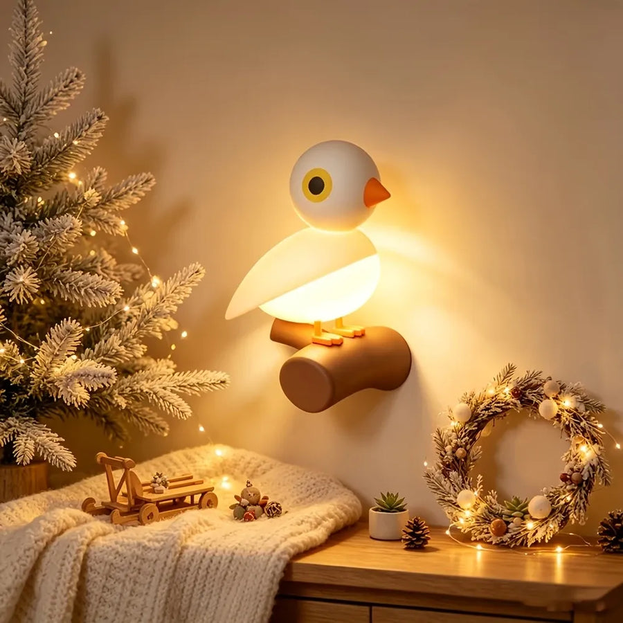 Lucky Bird Motion Sensor Night Light, PIR + Light Dual Control, 7m Range, Magnetic Wall Mount, 800mAh Rechargeable, Soft Warm White.(brown)