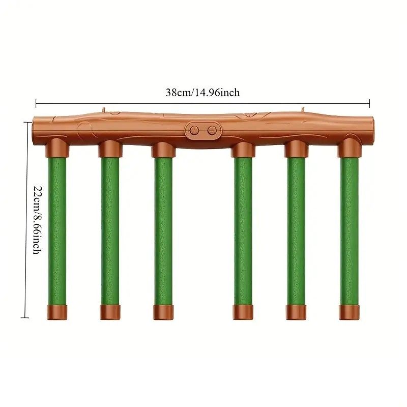 Smart Reaction Challenge Stick: Family Interactive Reflex Training Toy, Three Speed Adjustable, Hand-Eye Coordination and Focus Enhancement Tool(GREEN)