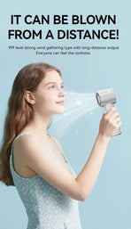 Colored diamond/Diamond - style Handheld Mini Fan, Exquisite and Long - lasting Battery Life