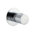 Chrome Bath Control Shower Mixer Brass Round Wall Mounted Hot Cold Water Valve