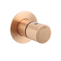 Watermark Round Shower Mixer Brass Hot Cold Water Tap Valve Brushed Rose Gold