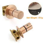 Watermark Round Shower Mixer Brass Hot Cold Water Tap Valve Brushed Rose Gold