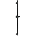 Matt Black Solid Brass 850mm Long Sliding Rail Bar Swivel Handheld Shower Holder