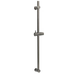 Gun Metal Grey Brass 850mm Long Sliding Rail Bar Swivel Handheld Shower Holder Bracket