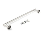 Polished Chrome 600mm Single Towel Rack Rail Holder Stainless Steel Hanger Bar
