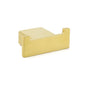 Brushed Gold Square Robe Hook Clothes Towel Towel Hanger Holder Wall Mounted Kit