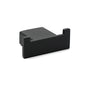 Matt Black Square Robe Hook Clothes Towel Holder Bathroom Wall Hanger Accessory