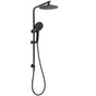 Matt Black 2in1 Round 9" Rainfall Shower Head & 3 Modes Handheld Silde Rail Set