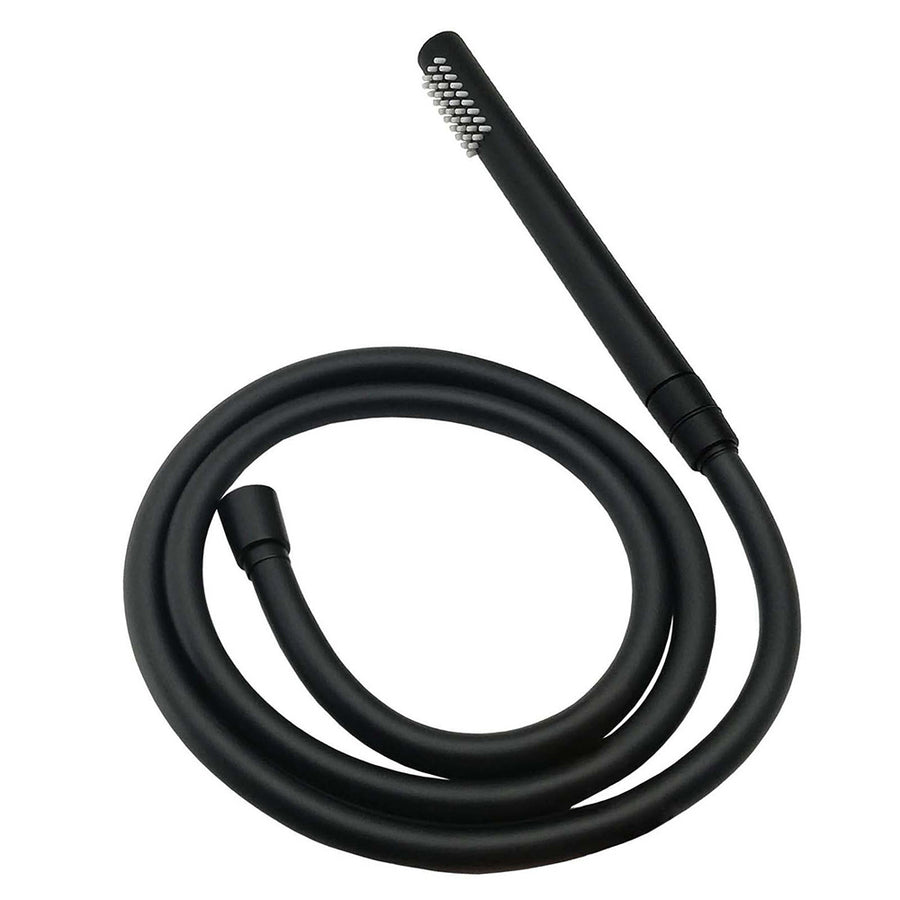 Matt Black Round 300mm Rain Shower Head Brass Handheld Riser Rail Set Diverter Mixer