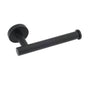 Matt Black Round Stainless Steel Toilet Paper Roll Tissue Holder Bathroom Wall
