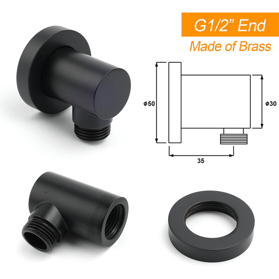 Matt Black 2in1 Set Square 10" Shower Rain Head Handheld Adjustable Silding Rail + Twin Taps