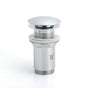 Chrome Round Basin 32mm Pop Up Brass Waste Plug Non Overflow Extension Length Drain Kit