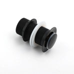 Matt Black Watermark 32mm Pop Up Push Brass Waste Plug No Overflow Basin Drain