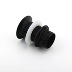 Matt Black Watermark 32mm Pop Up Push Brass Waste Plug No Overflow Basin Drain