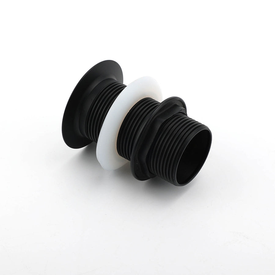 Matt Black Watermark 32mm Pop Up Push Brass Waste Plug No Overflow Basin Drain