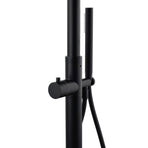 WELS Matte Black 316SUS Dual Shower Set Outdoor Bath System Rainfall 10" Head