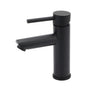 WELS Black 7.5L/min Kitchen Laundry Round Basin Mixer Vanity Sink Faucet Tap Set