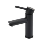 WELS Black 7.5L/min Kitchen Laundry Round Basin Mixer Vanity Sink Faucet Tap Set