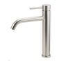 Brushed Nickel Tall Kitchen Laundry Basin Mixer Vanity Curve Sink Faucet Tap Set