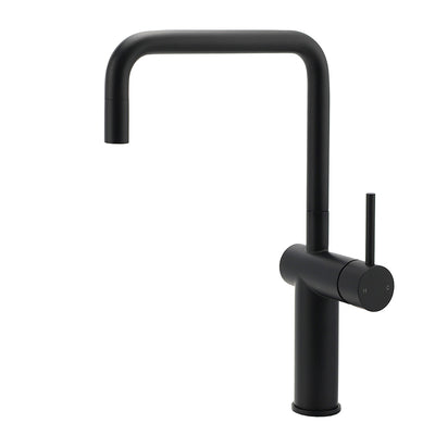 WELS Matt Black SUS Tall Kitchen Laundry 360º Swivel Sink Mixer Faucet Tap Spout
